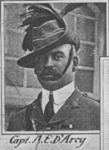 Captain Arthur Ernest Errol D'ARCY