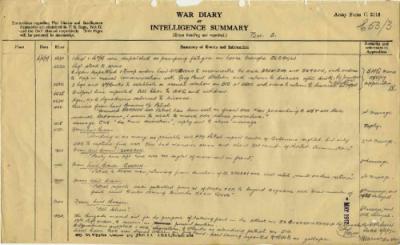 12th Australian Light Horse Regiment War Diary, 6 May - 6 May 1917 