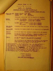 12th Light Horse Regiment Routine Order No. 160, 15 August 1916