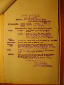 12th Light Horse Regiment Routine Order No. 167, 21 August 1916