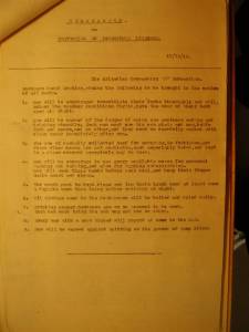 Memorandum for Prevention of Infectious Diseases, 17 December 1916