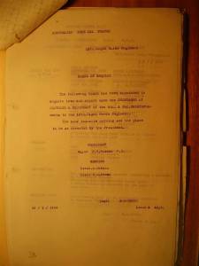 Establishment of a Board of Enquiry, 29 February 1916
