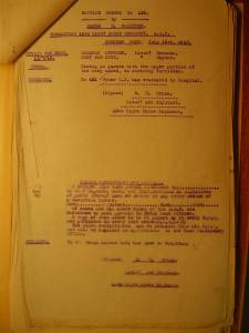 12th Light Horse Regiment Routine Order No. 126, 12 July 1916