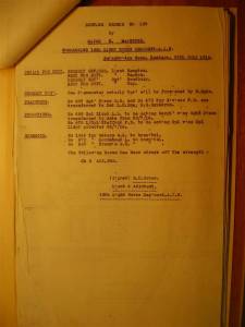12th Light Horse Regiment Routine Order No. 139, 25 July 1916