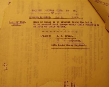 12th Light Horse Regiment Routine Order No. 96, 12 June 1916, p. 2