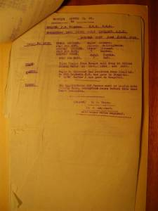 12th Light Horse Regiment Routine Order No. 98, 14 June 1916