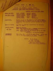 12th Light Horse Regiment Routine Order No. 101, 17 June 1916