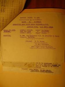 12th Light Horse Regiment Routine Order No. 110, 26 June 1916
