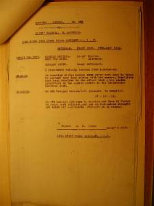 12th Light Horse Regiment Routine Order No. 205, 27 October 1916
