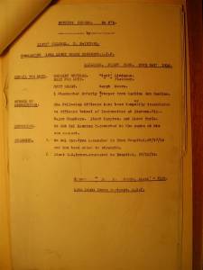 12th Light Horse Regiment Routine Order No. 206, 28 October 1916