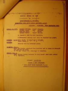 12th Light Horse Regiment Routine Order No. 198, 21 September 1916 