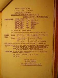 12th Light Horse Regiment Routine Order No. 184, 7 September 1916