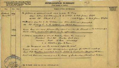 12th Light Horse Regiment War Diary, 22 December - 31 December 1916 
