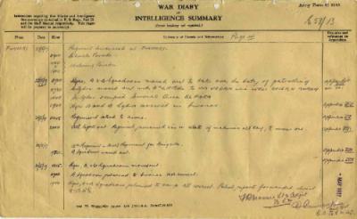 12th Australian Light Horse Regiment War Diary, 27 May - 31 May 1917 