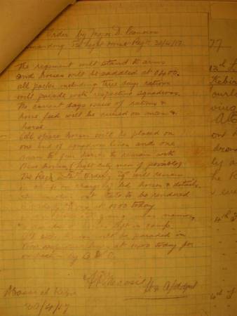 12th Light Horse Regiment Routine Order No. 377, 30 April 1917, p. 2