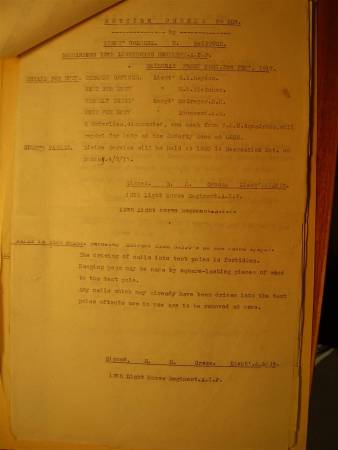 12th Light Horse Regiment Routine Order No. 303, 3 February 1917