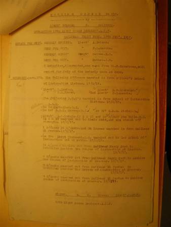 12th Light Horse Regiment Routine Order No. 318, 18 February 1917