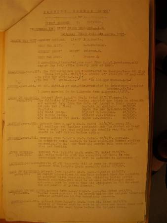 12th Light Horse Regiment Routine Order No. 331, 3 March 1917, p. 1 