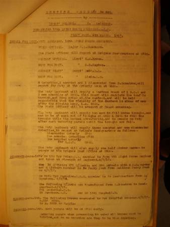 12th Light Horse Regiment Routine Order No. 333, 6 March 1917, p. 1 