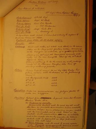 12th Light Horse Regiment Routine Order No. 349, 25 March 1917, p. 1