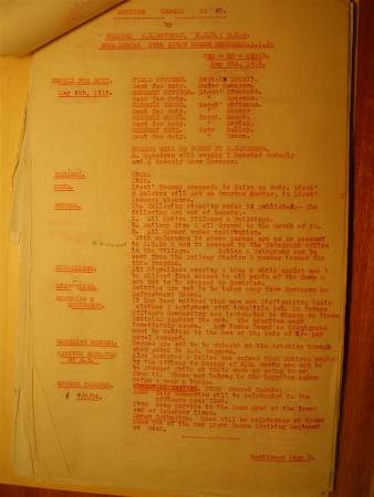 12th Light Horse Regiment Routine Order No. 65, 5 May 1916, p. 1
