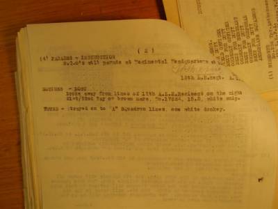 12th Australian Light Horse Regiment Routine Order No. 541, 23 October 1917, p. 2