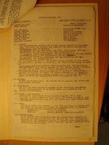 12th Australian Light Horse Regiment Routine Order No. 524, 5 October 1917, p. 1 
