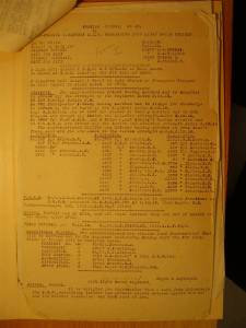 12th Australian Light Horse Regiment Routine Order No. 56, 5 December 1918, p. 1 