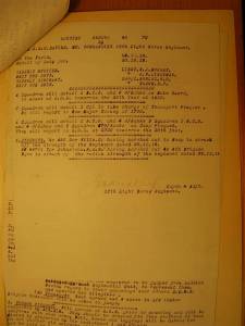 12th Australian Light Horse Regiment Routine Order No. 79, 29 December 1918, p. 1 