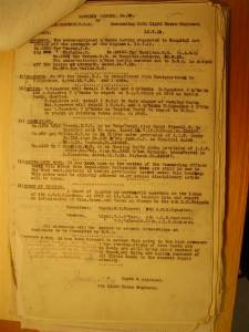 12th Australian Light Horse Regiment Routine Order No. 39, 12 July 1918, p. 1 