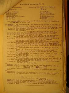 12th Australian Light Horse Regiment Routine Order No. 12, 14 June 1918, p. 1 