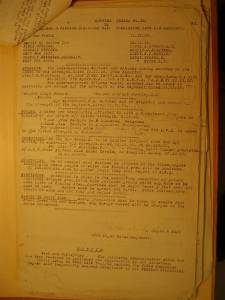 12th Australian Light Horse Regiment Routine Order No. 32, 11 November 1918, p. 1 