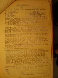 12th Australian Light Horse Regiment Routine Order No. 17, 20 October 1918, p. 1 