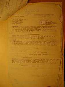12th Australian Light Horse Regiment Routine Order No. 12, 15 October 1918, p. 1 