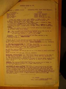 12th Australian Light Horse Regiment Routine Order No. 91, 5 September 1918, p. 1 