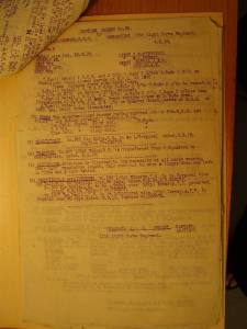 12th Australian Light Horse Regiment Routine Order No. 95, 9 September 1918, p. 1 