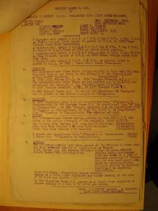 12th Australian Light Horse Regiment Routine Order No. 101, 15 September 1918, p. 1 