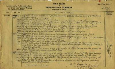 12th Australian Light Horse Regiment War Diary, 1 May - 3 May 1918