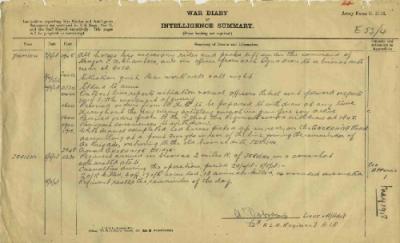 12th Australian Light Horse Regiment War Diary, 3 May - 5 May 1918