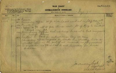 12th Australian Light Horse Regiment War Diary, 30 August - 31 August 1918