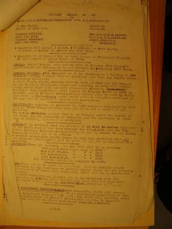 12th Australian Light Horse Regiment Routine Order No. 65, 15 December 1918, p. 1 