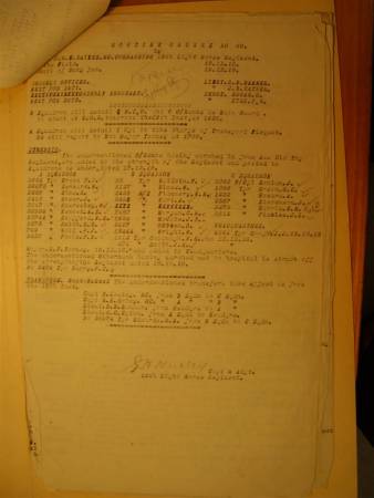 12th Australian Light Horse Regiment Routine Order No. 68, 18 December 1918, p. 1 