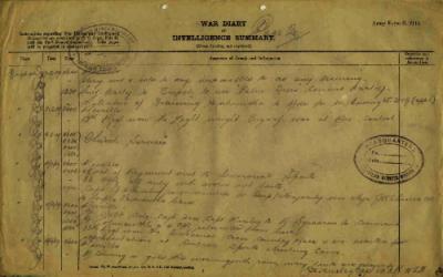 12th Australian Light Horse Regiment War Diary, 7 February - 12 February 1919 