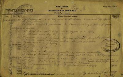 12th Australian Light Horse Regiment War Diary, 12 February - 16 February 1919 