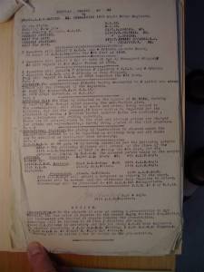 12th Australian Light Horse Regiment Routine Order No. 85, 5 January 1919, p. 1 