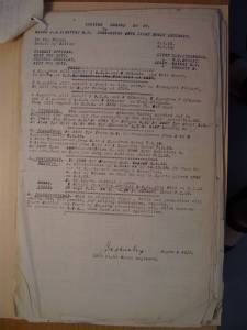 12th Australian Light Horse Regiment Routine Order No. 87, 7 January 1919, p. 1 
