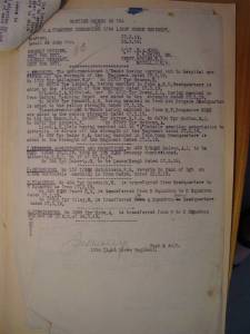 12th Australian Light Horse Regiment Routine Order No. 164, 27 March 1919, p. 1 