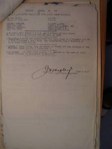 12th Australian Light Horse Regiment Routine Order No. 143, 5 March 1919, p. 1 