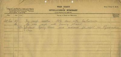 12th Australian Light Horse Regiment War Diary, 27 August - 28 August  1919 
