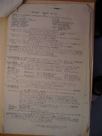 12th Australian Light Horse Regiment Routine Order No. 113, 3 February 1919, p. 1 